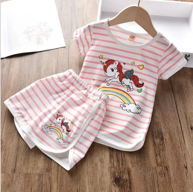 Новинка лета 2019 одежда для мальчиков Корейская версия полосатой футболки с