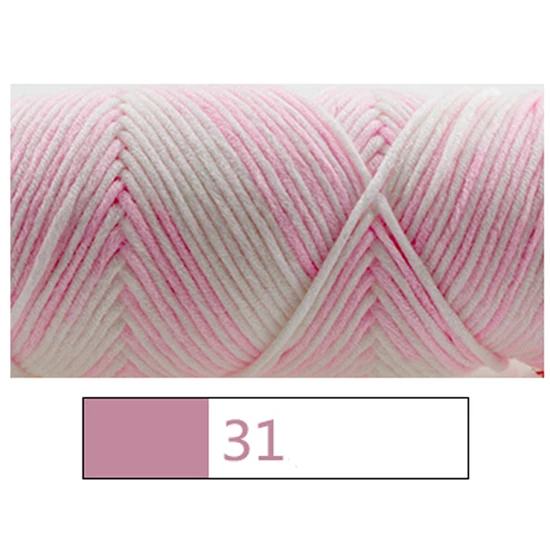 NO 31 Colour 10 шт./лот для влюбленных, хлопок, Натуральный Молочный хлопок, толстая пряжа для вязания, Детская шерстяная нить, пряжа для ручного вязания, хлопковая пряжа - Цвет: NO 31 Colour