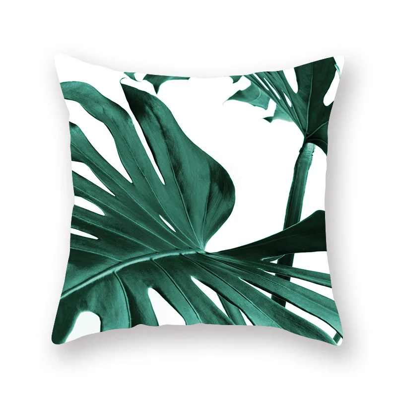 Взрывобезопасные модели тропических растений зеленые листья Полиэстеровая