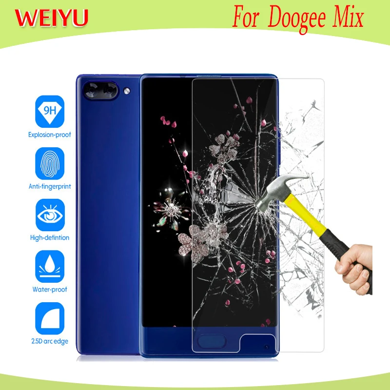 Закаленное стекло WEIYU Для Doogee Mix протектор экрана замена телефона легкая в