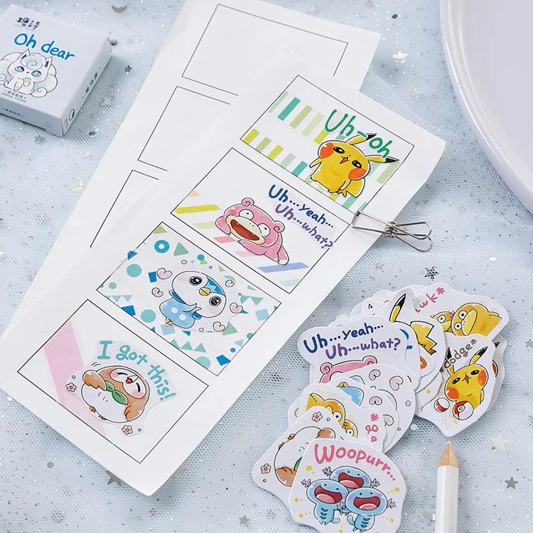 45 шт./упак. Kawaii Животные наклейки для вечеринки Декоративные Канцелярские