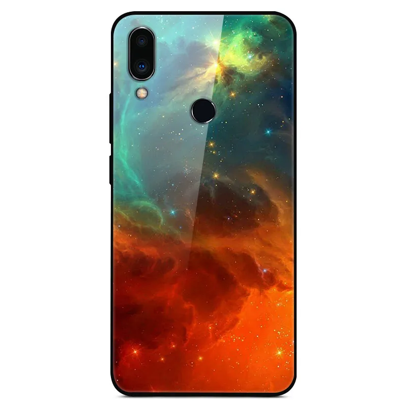Чехол из закаленного стекла для Meizu Note 9, мягкий бампер, 3D мраморный принт с животными, Funda для Meizu Note 9, Note9, M9, Note, чехол для телефона