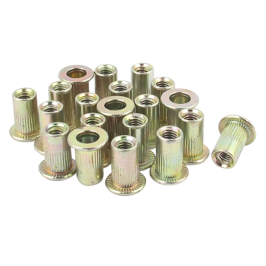 HHTL-20 шт простые головки Метрическая сталь M3 заклепки глухие гайка вставки |