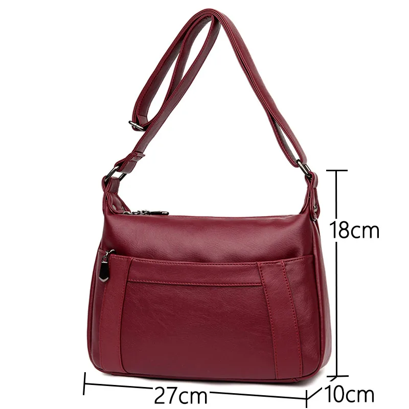 Женские сумки мессенджеры с большим карманом дизайнерские через плечо из