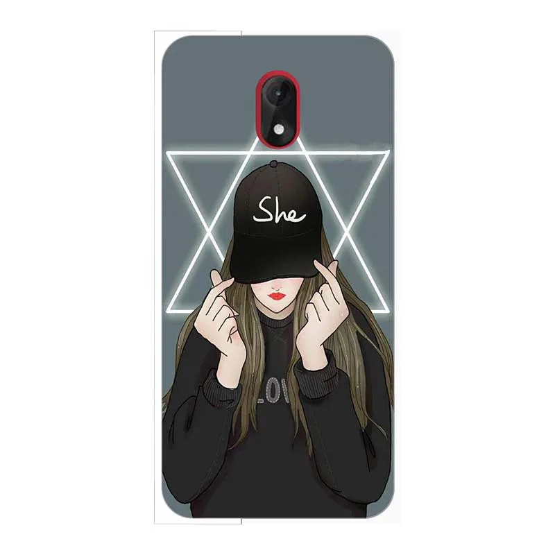 Case For Lenny5 Original Cartoon Print Phone Case For Wiko Lenny 5 Case Soft Matte TPU Silicone Back Cover For Wiko Lenny 5 5.7" - Цвет: A292