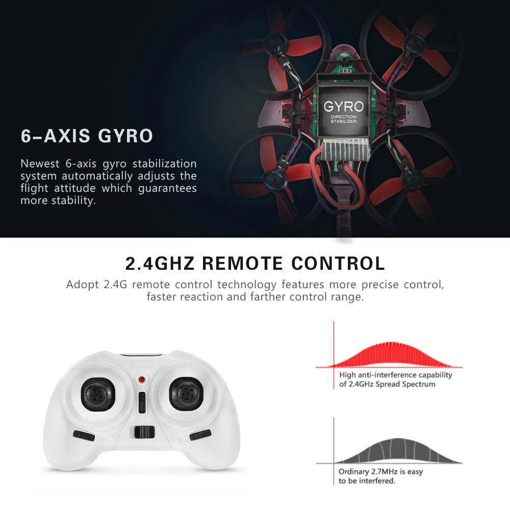 Набор цветов в виде скорпиона T36 2,4G 4CH 6-Axis Gyro 3D-Flip анти-раздавить UFO Drone RC Quadcopter RTF мини-Дрон