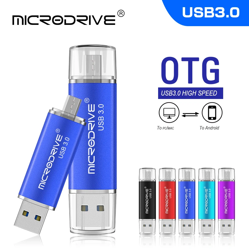 Полный объем Usb 3 0 OTG USB флэш накопитель для смартфонов/планшетов/ПК 16 ГБ 32 64 Гб 128