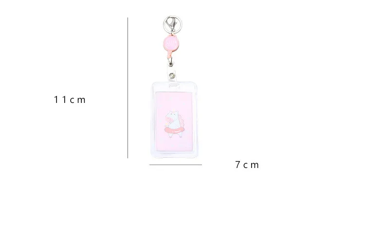 1 шт. Kawaii Мультфильм Единорог автобус держатель для карт чехол Брелок кредитный банк сумка для карт школьные офисные канцелярские принадлежности аксессуары
