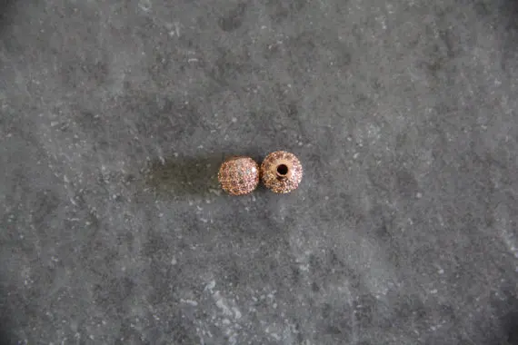 

CZ Micro Pave 8mm Round beads