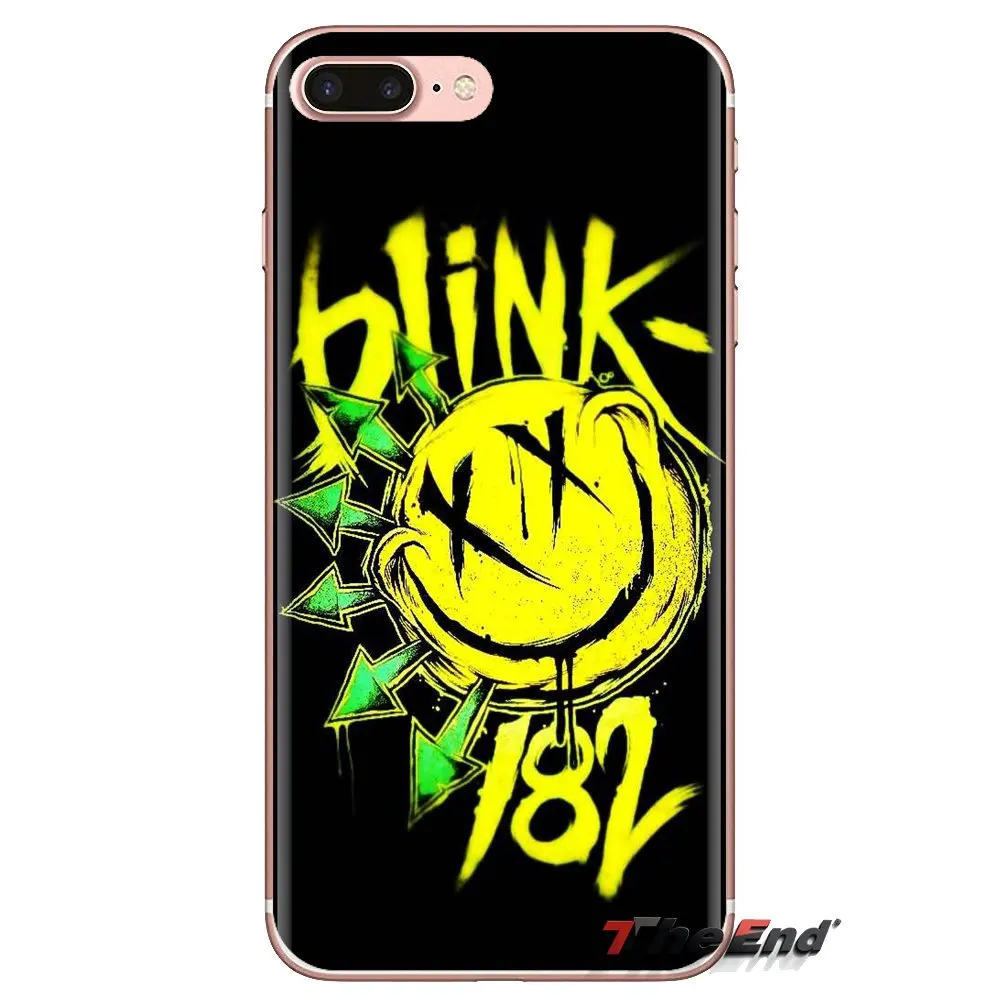 Blink 182 Smiley Face Punk Rock для Samsung Galaxy A3 A5 A7 A9 A8 Star A6 Plus 2018 2015 2016 2017 прозрачные мягкие чехлы |