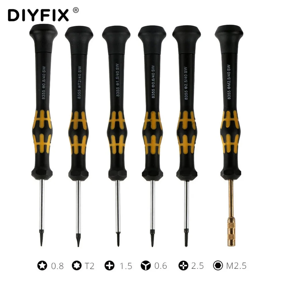 Набор Магнитных отверток DIYFIX 6 шт. комплект инструментов с | Отзывы и видеообзор