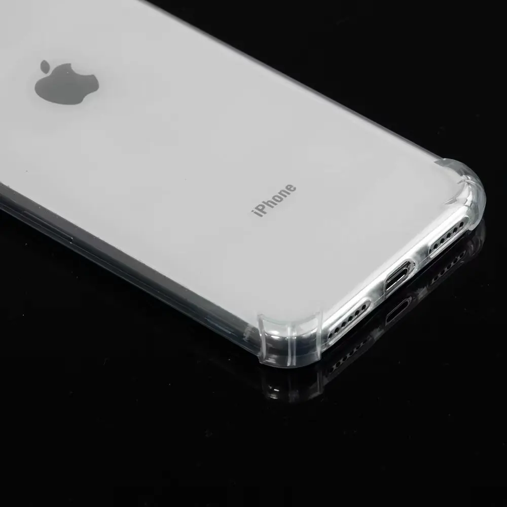 Прозрачные телефонные чехлы для Coque iPhone 7 plus Apple 8 6 6s TPU чехол телефона xr X Xs max Xr