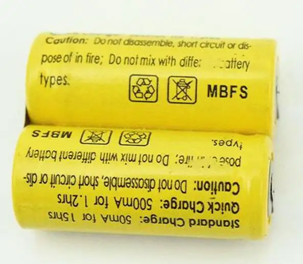 Новая батарея 5/7AA 2,4 V 500mAh 5/7AA2. 4V500mAh Ni-Cd аккумуляторные батареи бритва батарейный блок с ноги 2 шт./лот