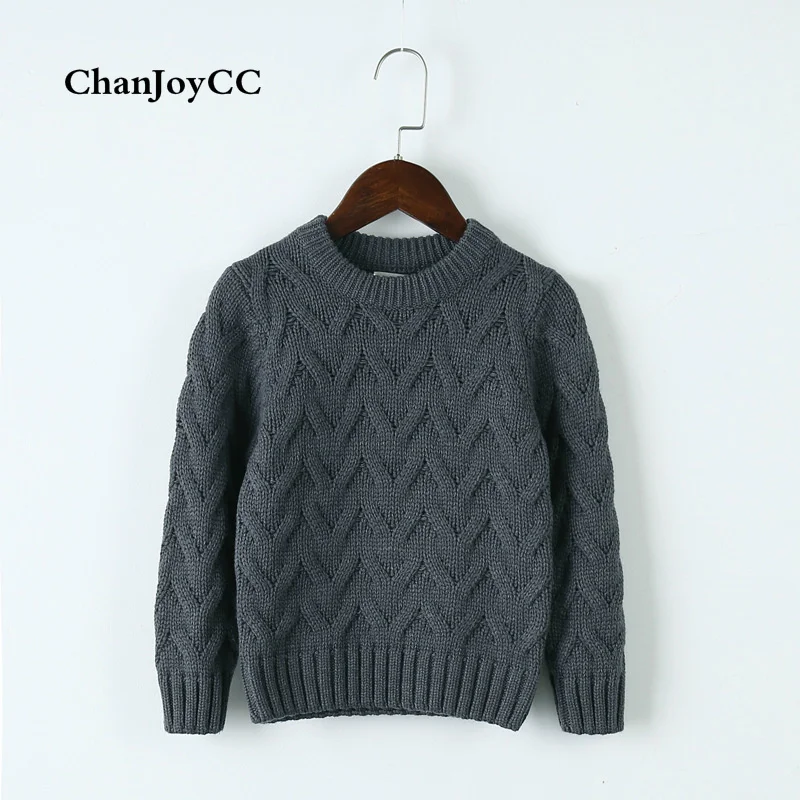 Для мальчиков Свитера для девочек осень-зима Новая модная детская одежда