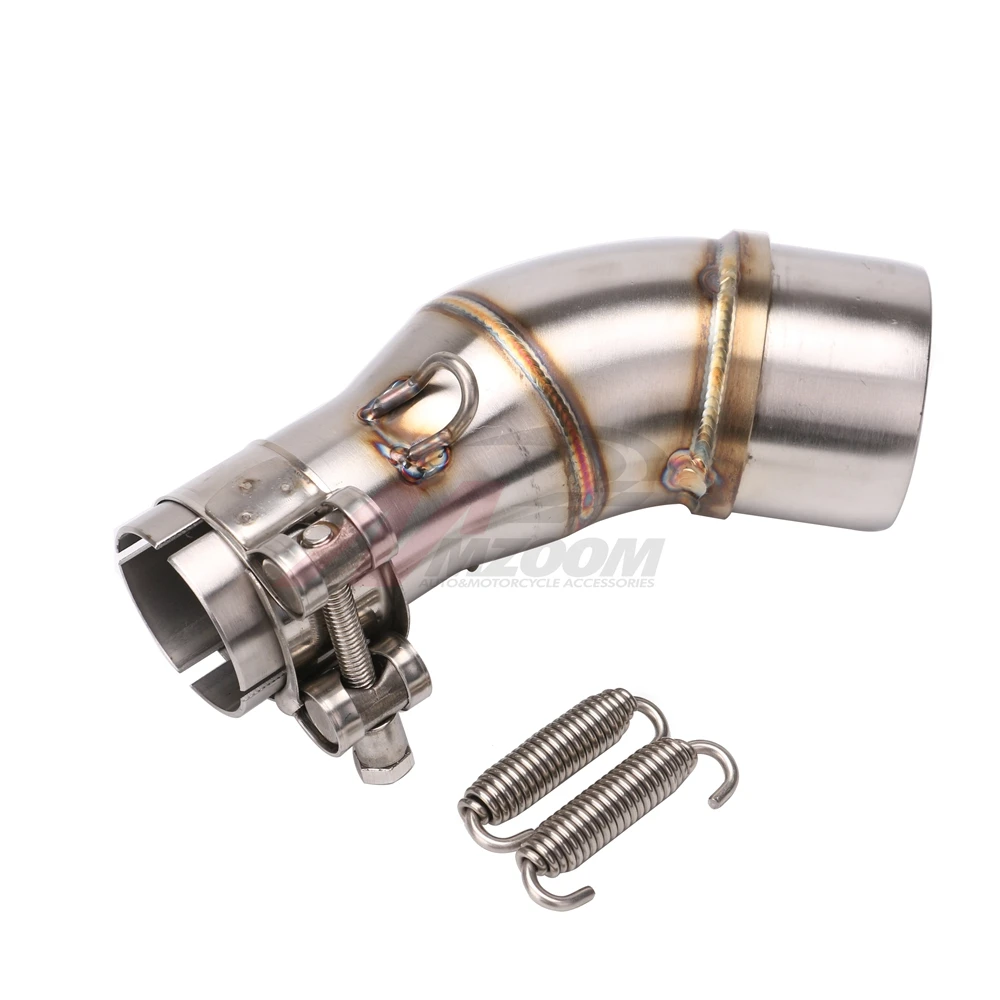 Dirt Bike Racing Motorbike Modified Scooter Muffler Motorcycle Middle Exhaust pipe For YAMAHA YZF R25 R30 R3 2015 2016|scooter muffler|mufflers