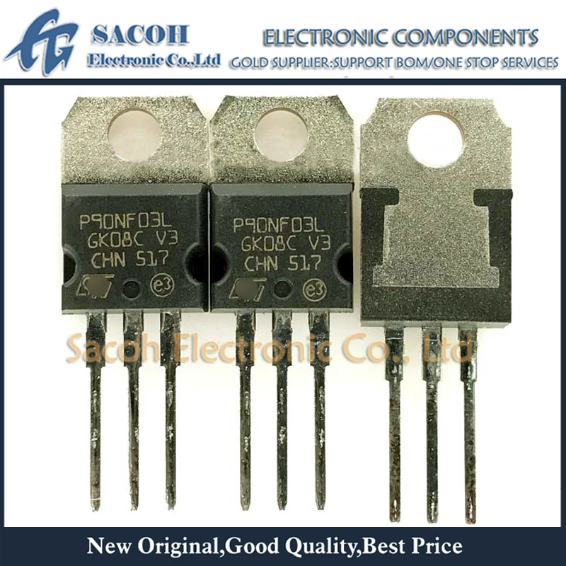 Транзистор MOSFET 10 шт. STP90NF03L P90NF03L или STP90NF03 P90NF03 90NF03 TO-220 90A 30 в | Электроника