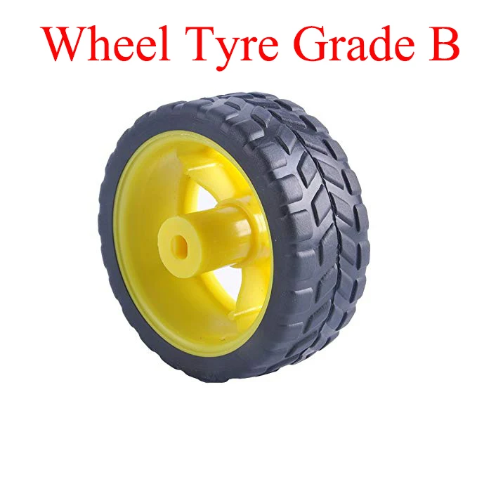 Wheel Tyre Grade B TT Мотор умный автомобиль робот мотор-редуктор и колесо для Arduino DIY Kit умный автомобиль/робот автомобиль - Цвет: Wheel Tyre Grade B