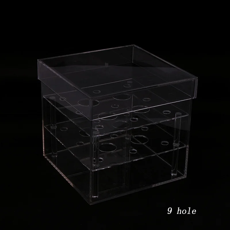 9 hole Mordoa акриловая коробка для цветов, коробка для сохранения свежести роз, Подарочная коробка для ювелирных украшений, коробка для хранения роз, цветы - Цвет: 9 hole