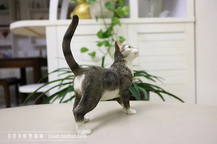 Лидер продаж фигурка модель кошки Pet статуэтки котов домашний Автомобиль ремесленные фигурки миниатюры украшения ремесла аксессуары украшения