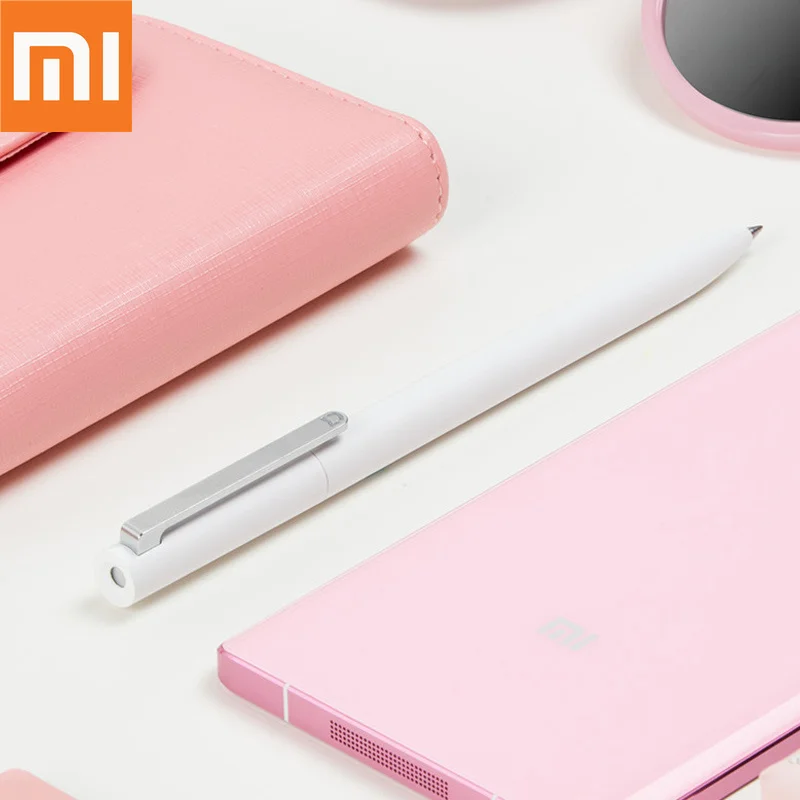 Xiaomi Mijia 0,5 мм ручка с точечным знаком гладкая швейцарская ручка для заправки Япония Черные, голубые чернила ручки 10 мм светильник со стразами