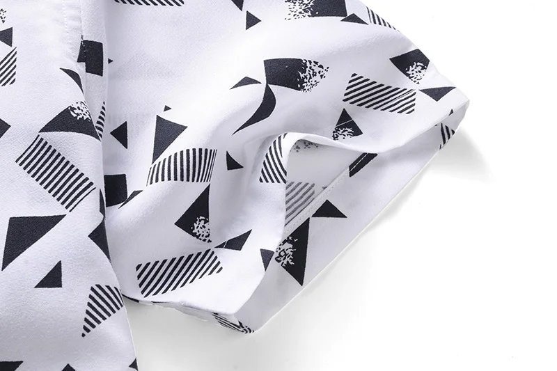 Новинка лета 2020 мужские рубашки в повседневном стиле с принтом Мужские