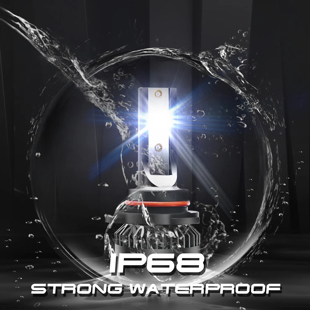 Обновленные супер яркие Автомобильные светодиодные фары 2 шт. H7 светодиодный H4 H1