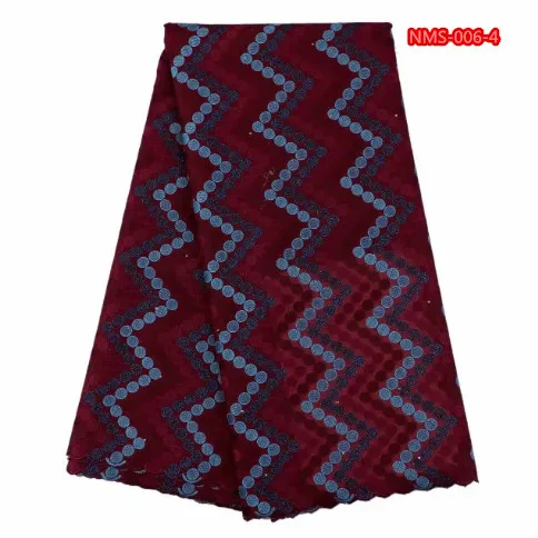 5 ярдов/шт Последние в вуаль и хлопок швейцарский шнуровка светло-кофейный цвет