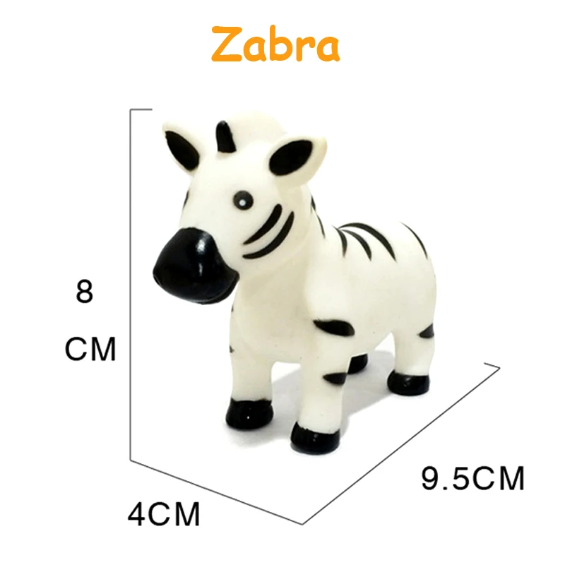 zabra 1 шт милые животные мягкие резиновые детские Игрушки для ванны поплавок сжимающий звук ванна, бассейн для детей водные игрушки для детей мальчиков и девочек - Цвет: zabra
