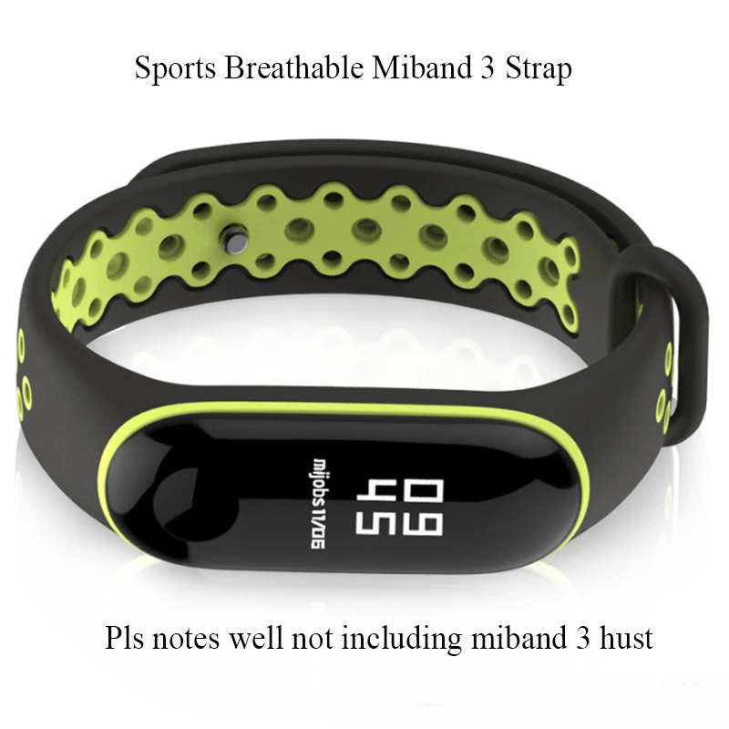Спортивный прочный ремешок Mijobs для браслета Xiaomi Mi Band 3 сменный Браслет аксессуары