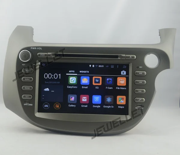 Восьмиядерный IPS экран Android 9 0 автомобильный DVD GPS Радио Навигация для Honda fit Jazz