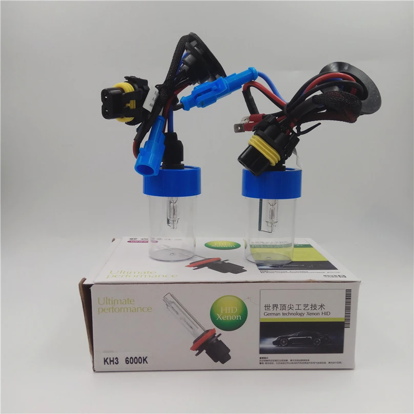 1 комплект автомобильные ксеноновые лампы 55 Вт 3000 К 4300 6000 8000 100% к|bulb h3|headlight bulbxenon