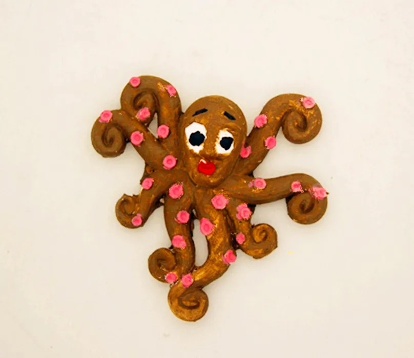 3D Silicone Octopus Chcolate Fondant Pudding Jelly Candy Ice Cookie Biscuit Mold Mould Pan Bakeware | Дом и сад