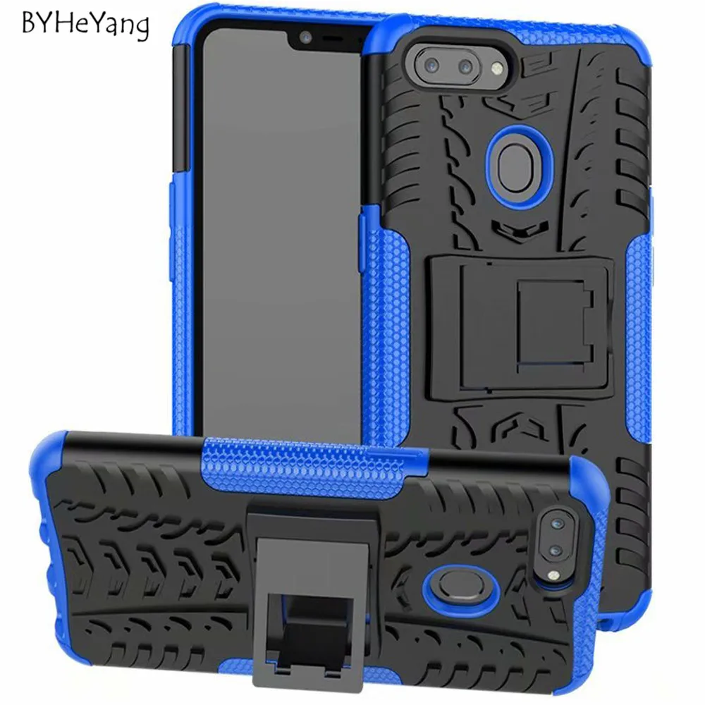 For Oppo A3s Case for A5 Heavy Duty Armor Slim Hard Tough Rubber Cover Silicon Coque A3S A 3S / |