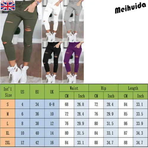 Брюки карго женские в уличном стиле повседневные джоггеры черные рваные