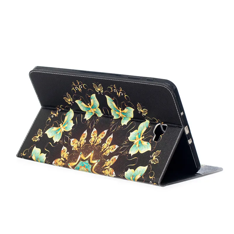 Wekays СПС samsung Tab A6 10,1 чехол с откидной крышкой с изображением слона из мультфильма чехол для samsung Galaxy Tab A6 6 10,1 T585 T580 T580N планшеты крышка чехол для ipad