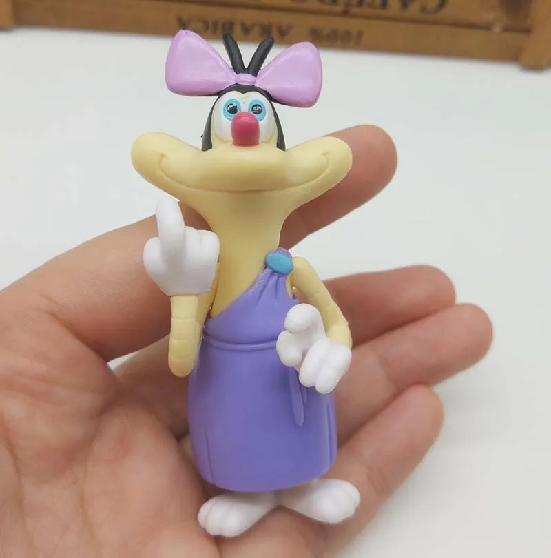 7 Oggy и тараканы игрушки куклы oggy Оливия joey Коллекция фигурка модель игрушки - Цвет: 7