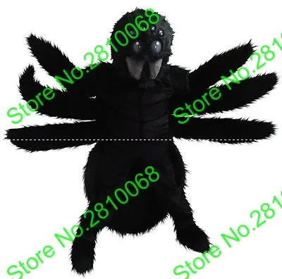 Syflyno высококачественный эва материал Роскошная плюшевая имитация Черная Вдова