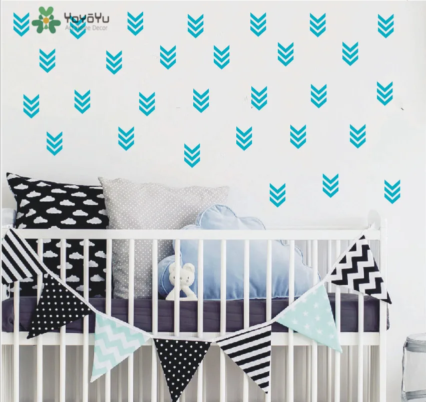 28 комплектов вигвам со стрелками настенные стикеры в нордическом стиле для