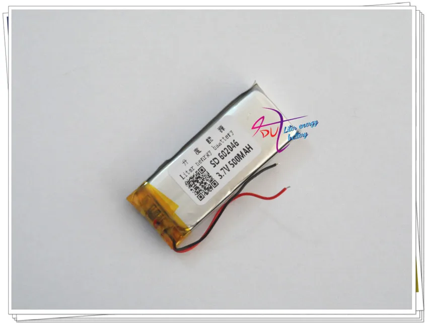 3 7 V 602046 602046P 500mah с защитной платой используемой для bluetooth MP3 MP4|Батареи MP3/MP4 плееров|