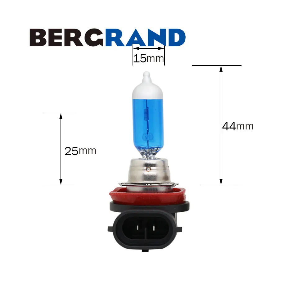 2 шт 12В 55 Вт 5000 К супер яркий белый H11 альтернатива галогенным лампам на PGJ19-2 авто