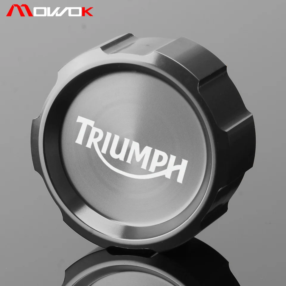 Мотоциклетный CNC задний тормоз Крышка Резервуара Крышка для Triumph DAYTONA 675/675R скорость тройной 1050/1050R-UP TIGER 800-UP с логотипом
