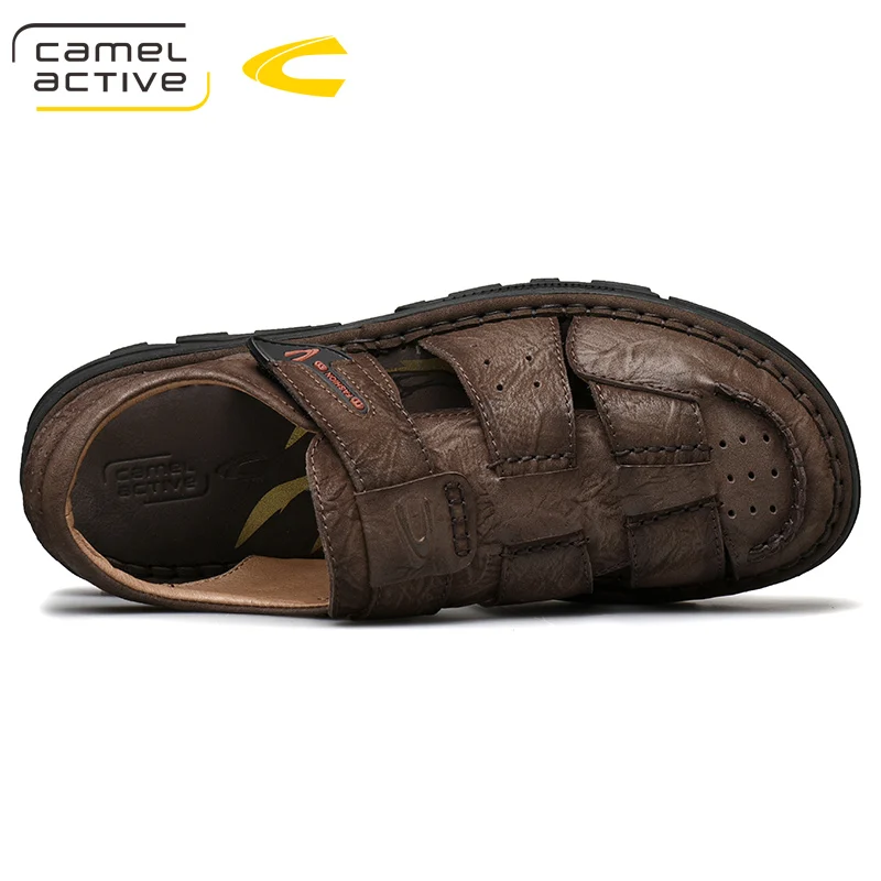 Мужские сандалии из натуральной кожи Camel Active повседневные классические пляжные