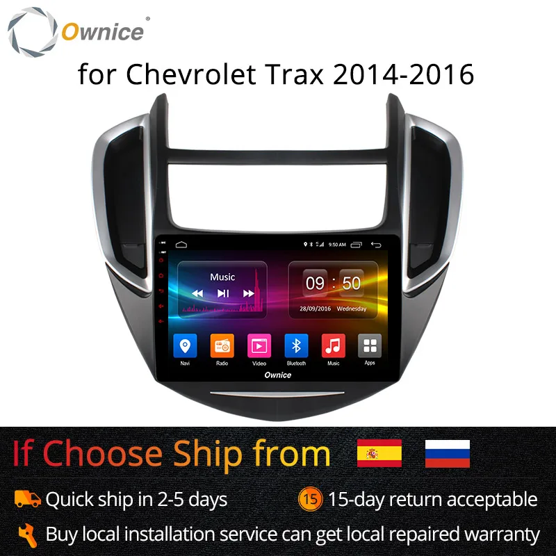 Ownice K1 K2 Android 8 1 Восьмиядерный автомобиль радио плеер gps Для CHEVROLET TRAX 2014 2016 2G
