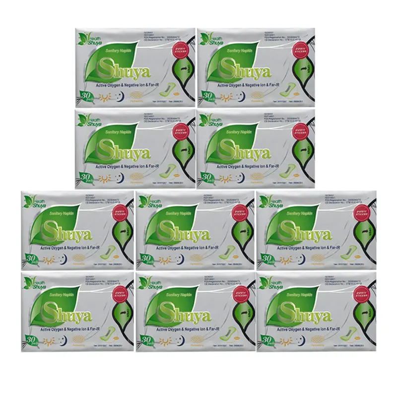 10 pack Упаковка из 10 шт. анион гигиенические прокладки женского здоровья санитарная салфетка для женщин менструального колодки подушечки, анион санитарные полотенца для женской гигиены - Цвет: 10 pack