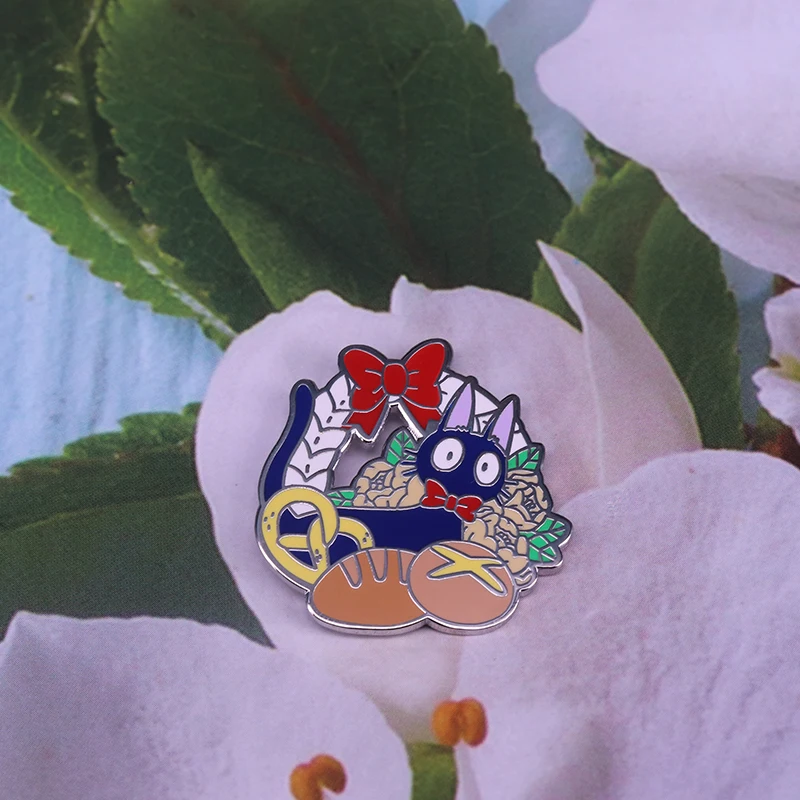 Кот автобус брошь Ghibli Мой сосед Тоторо Вдохновленный булавка милый аниме fandom Декор