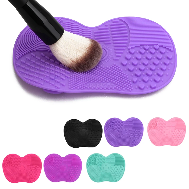 Silicone brush cleaner mat cosmetic make up washing tool foundation makeup brushes cleaning scrubbe Board | Красота и здоровье