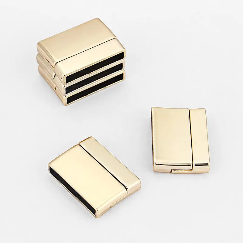 3 комплекта матовый золотистый браслет с отверстиями 25x3 мм|matte gold|magnetic claspsbracelet findings |
