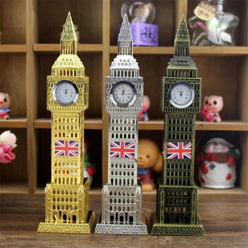 Европейский сплав Лондон Landmark модель Биг-Бена креативные ретро Биг Бен украшения