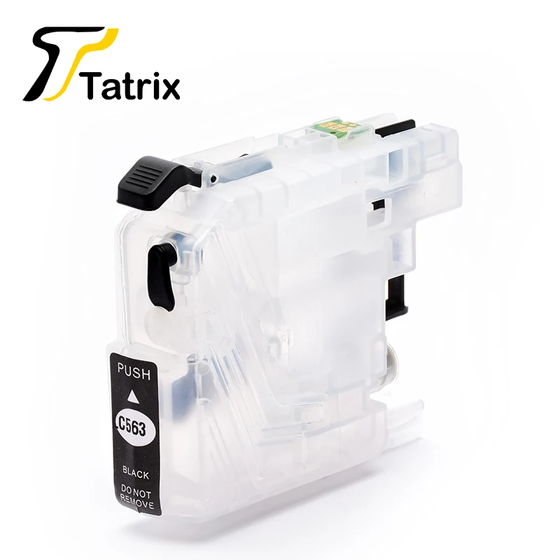 Tatrix для Brother LC563 многоразовый картридж принтера|refill ink for brother|ink cartridgerefillable cartridges |