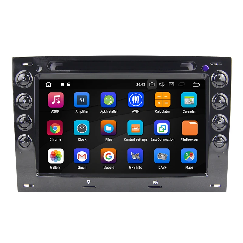Eunavi 7 'ɴ GB Оперативная память Octa core Android 8 0 автомобильный dvd-радиоплеер для Renault